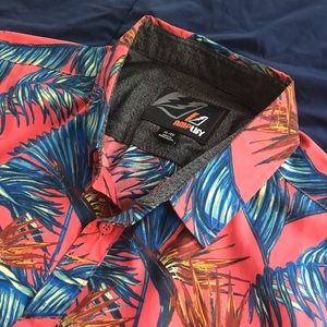 Men’s Amplify Hawaiian Tropical Floral Shirt XL